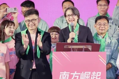 「隆捲風」變「隆貓」 蕭美琴站台賴瑞隆:溫暖可愛又有爆發力