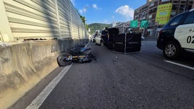 騎士爆頭亡!大直橋砂石車撞機車 機車女騎士當場喪命