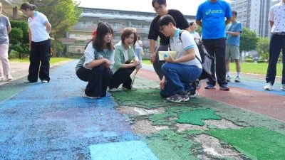 台中5校跑道球場待整建 何欣純偕議員會勘爭取2983萬元改善