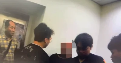 北捷流血衝突!女勸男不要講電話被打臉 嘴角受傷流血