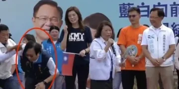 嘉義藍白合挺張啓楷成立競總！國民黨主委突昏倒臉著地