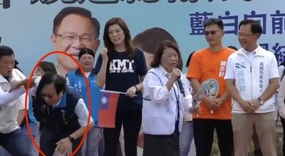 嘉義藍白合挺張啓楷成立競總!國民黨主委突昏倒臉著地