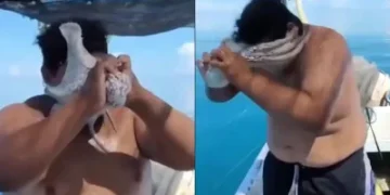 影／章魚觸手封死眼鼻口！墨西哥漁民遭「黏臉攻擊」險窒息　友人一旁大笑狂拍