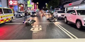 台南警官酒駕！兩線三星騎車擦撞民眾　酒測值高達1點多