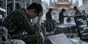 ▲役男當詐團車手！害女噴110萬...喊「當兵薪水有限」　法院判全額賠（示意圖／AI製圖）