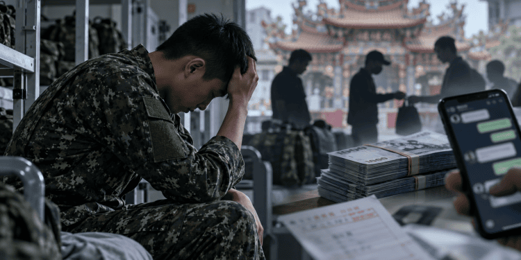 ▲役男當詐團車手!害女噴110萬...喊「當兵薪水有限」 法院判全額賠(示意圖/AI製圖)