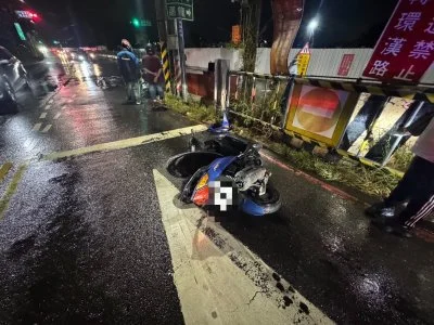 警員執勤受傷! 新莊分局警員車禍現場交管遭機車撞傷