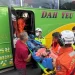 新竹北埔遊覽車撞民宅! 3人受傷送醫