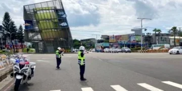 國慶連假台中車潮要來了！中警出動空拍機監控　「這3天」留意塞車