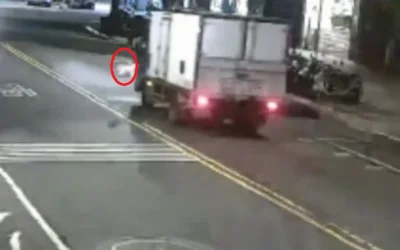 新店貓咪過馬路釀禍! 害小貨車撞3車2人受傷