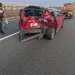 國道3號和美段3車連環追撞!小貨車疑未注意前方釀禍 4人受傷送醫