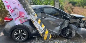 中埔母女共乘機車被撞骨折！　肇事者酒駕還逆向 