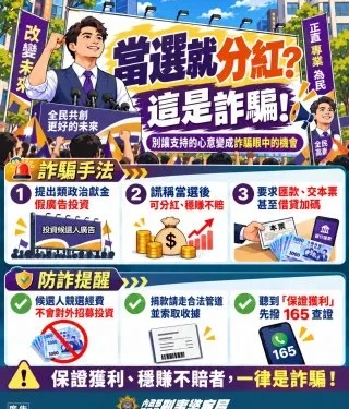 投資候選人廣告「當選就分紅」!高雄車廠老闆遭詐104萬 險再押豪車借90萬