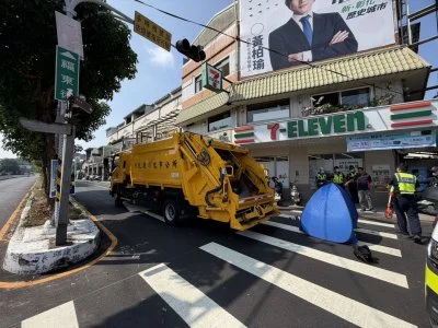 老婦遭彰化市清潔車輾斃 肇責彰化分局釐清中