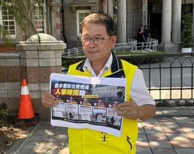 邱建富赴監察院檢舉陳素月 質疑兒子任職農水署涉利益迴避爭議