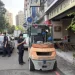台中堆高機違規上路!警方今年已取締40件 未申請通行證最高罰9千元